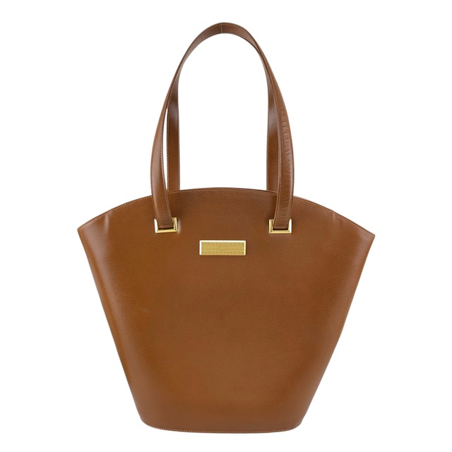 Christian Dior クリスチャン ディオール トートバッグ ブラウン ロゴ レザー vintage ヴィンテージ オールド 57kjwn