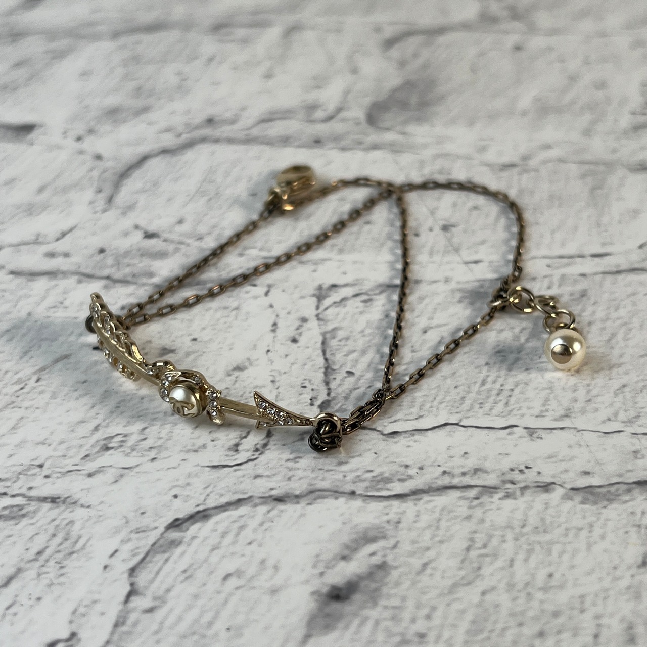 【最終処分SALE】CHANEL シャネル ココマーク 06A ベネチアン  ブレスレット／バングル ゴールド A-8649