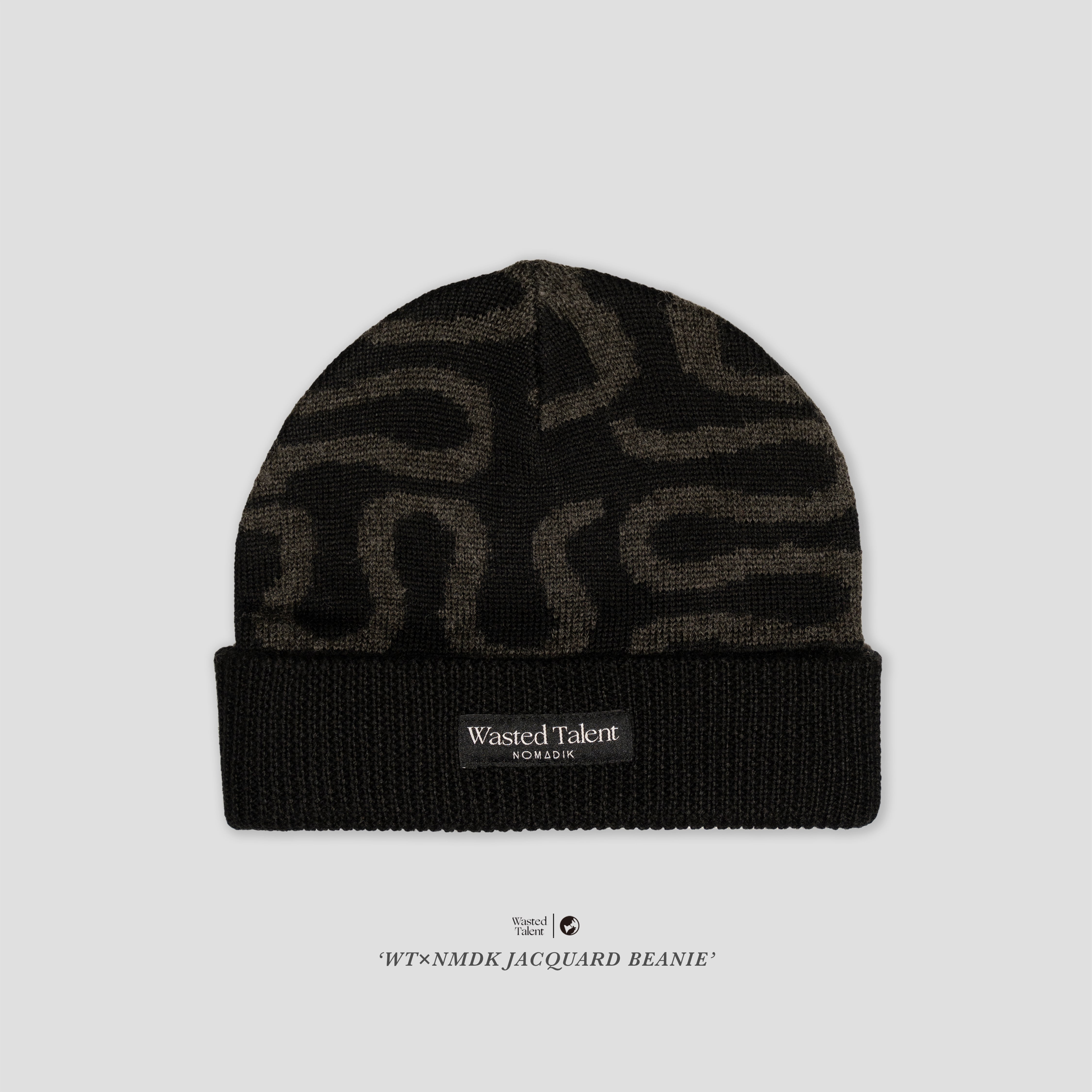 WTJACQUARDBEANIE 【NOMADIK×WASTED TALENT】 WT JACQUARD BEANIE 【NOMADIK×WASTED TALENT】 | NOMADIK STORE