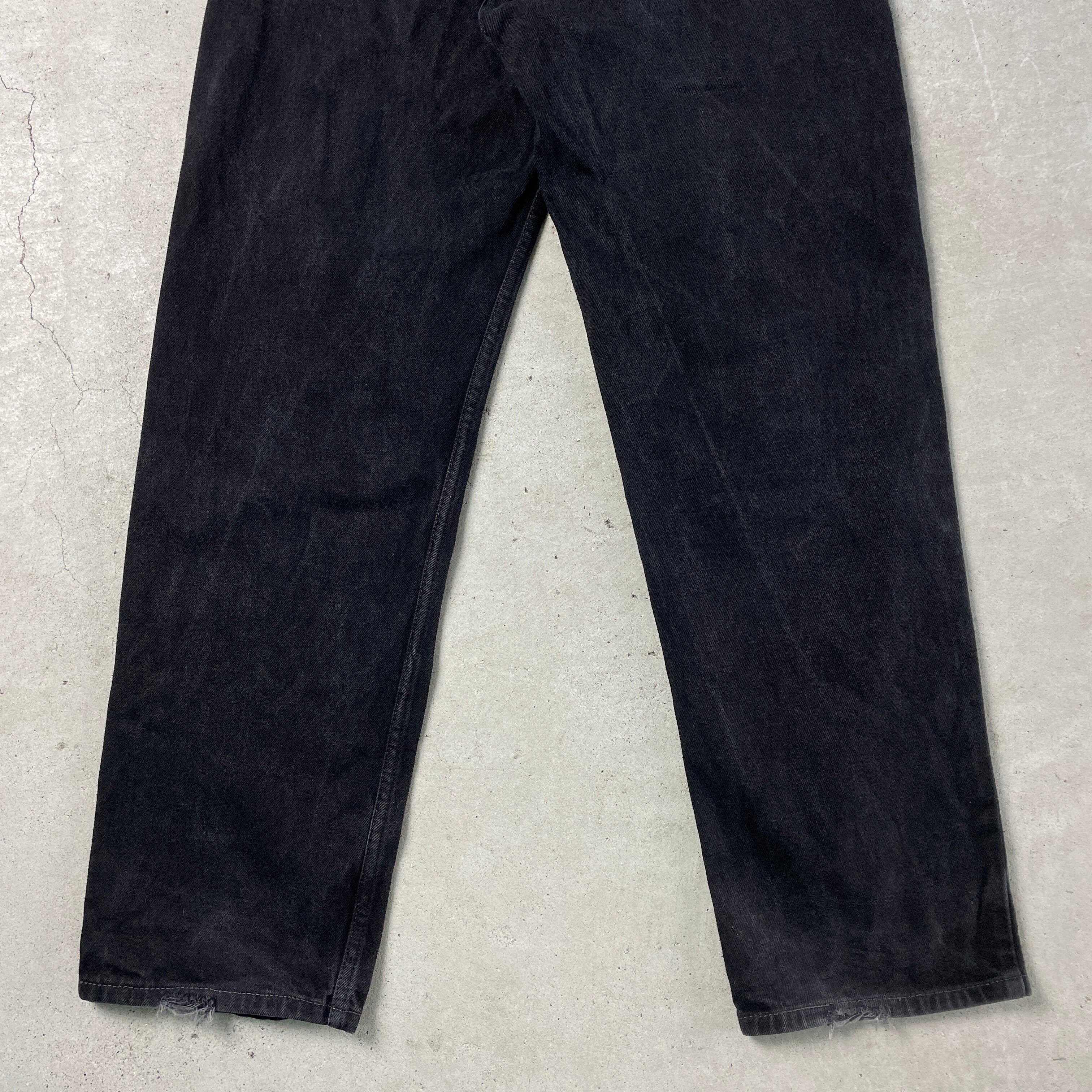 00年代 Levi's リーバイス 550 RELAXED FIT ブラック デニムパンツ
