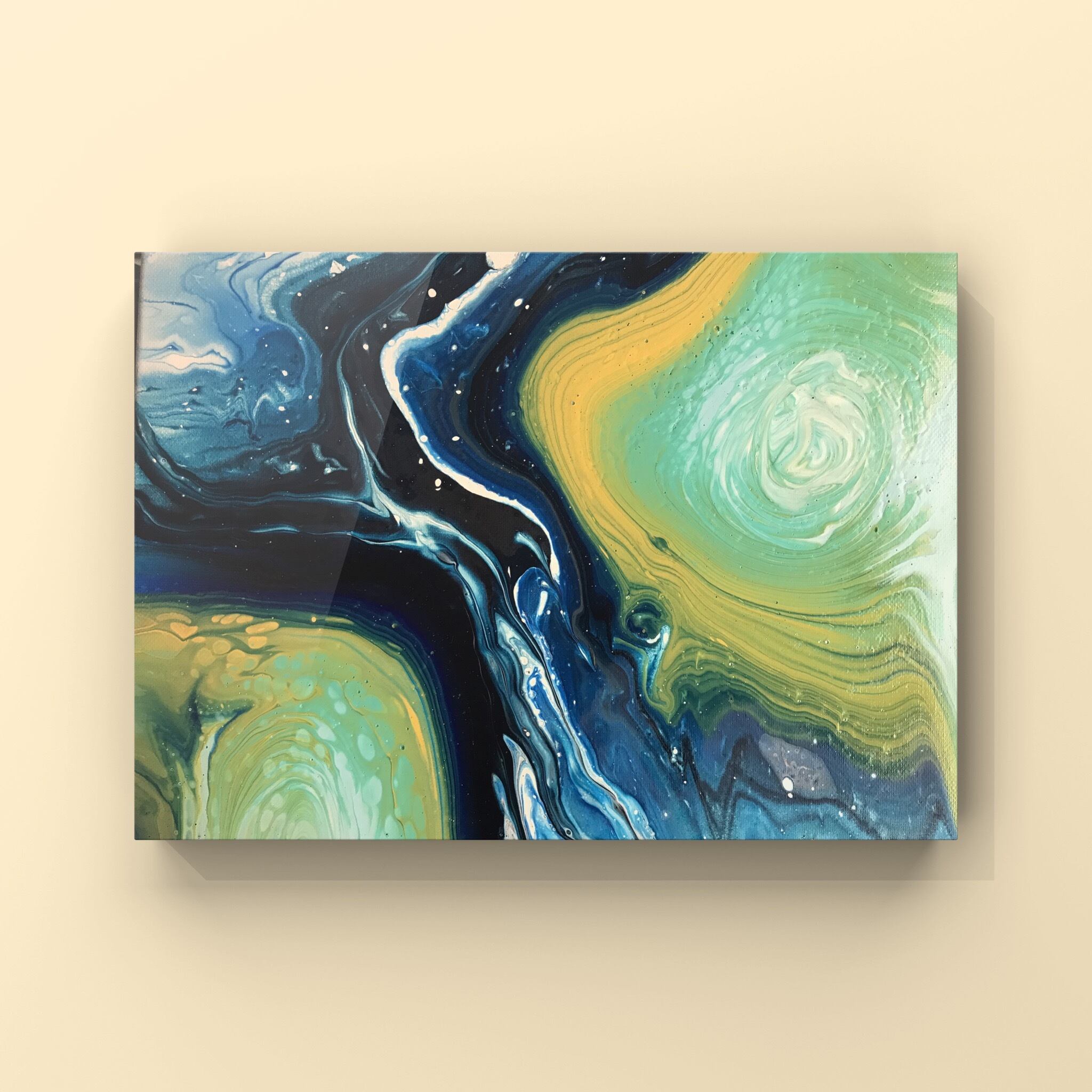 ブティック フルイドアート (YT#40) 絵画 キャンバス 33.3×24.2cm