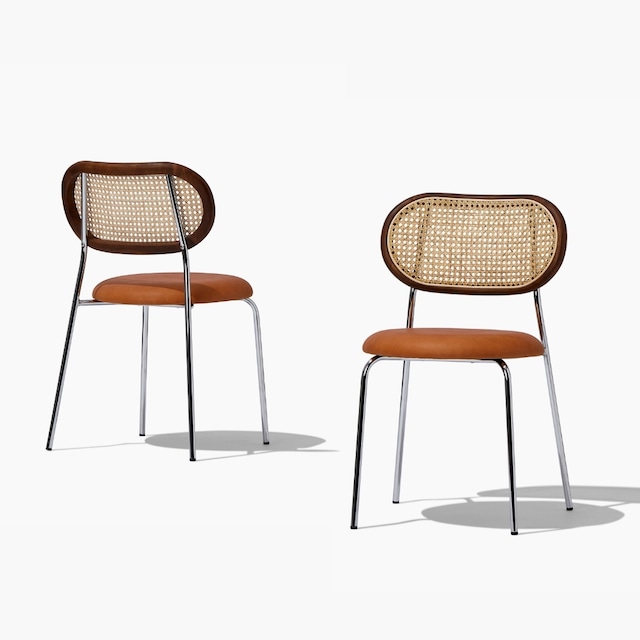 Rabbit rattan chair 2pcs / ラビットラタンチェア 2脚セット