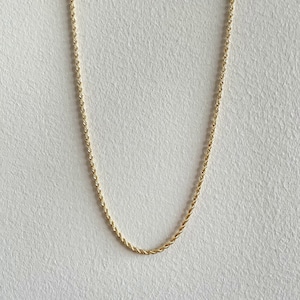 【GF1-102】16inch gold filled chain necklace