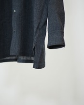 METHO - Single yoke shirt / charcoal
