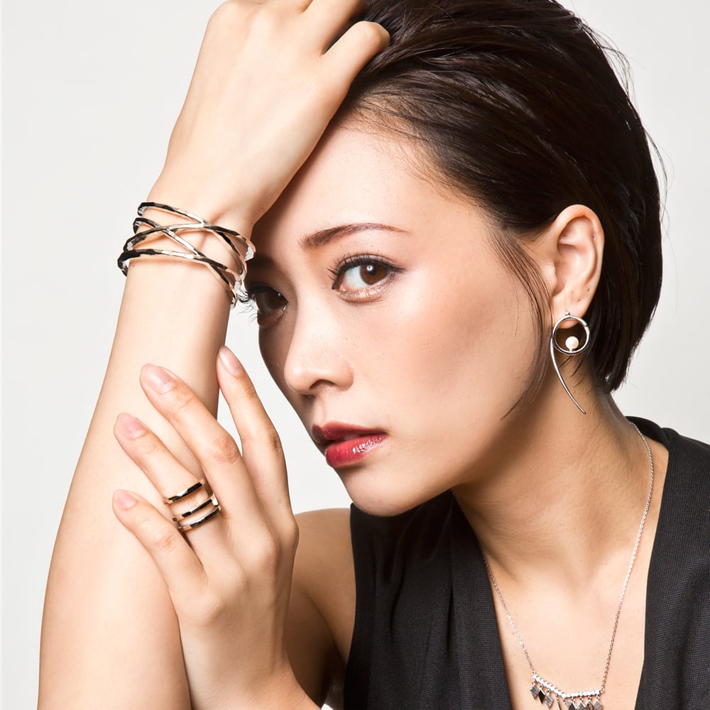Elenore Jewelry×ARTEMIS KINGS トリプルカフリング シルバーリング 9