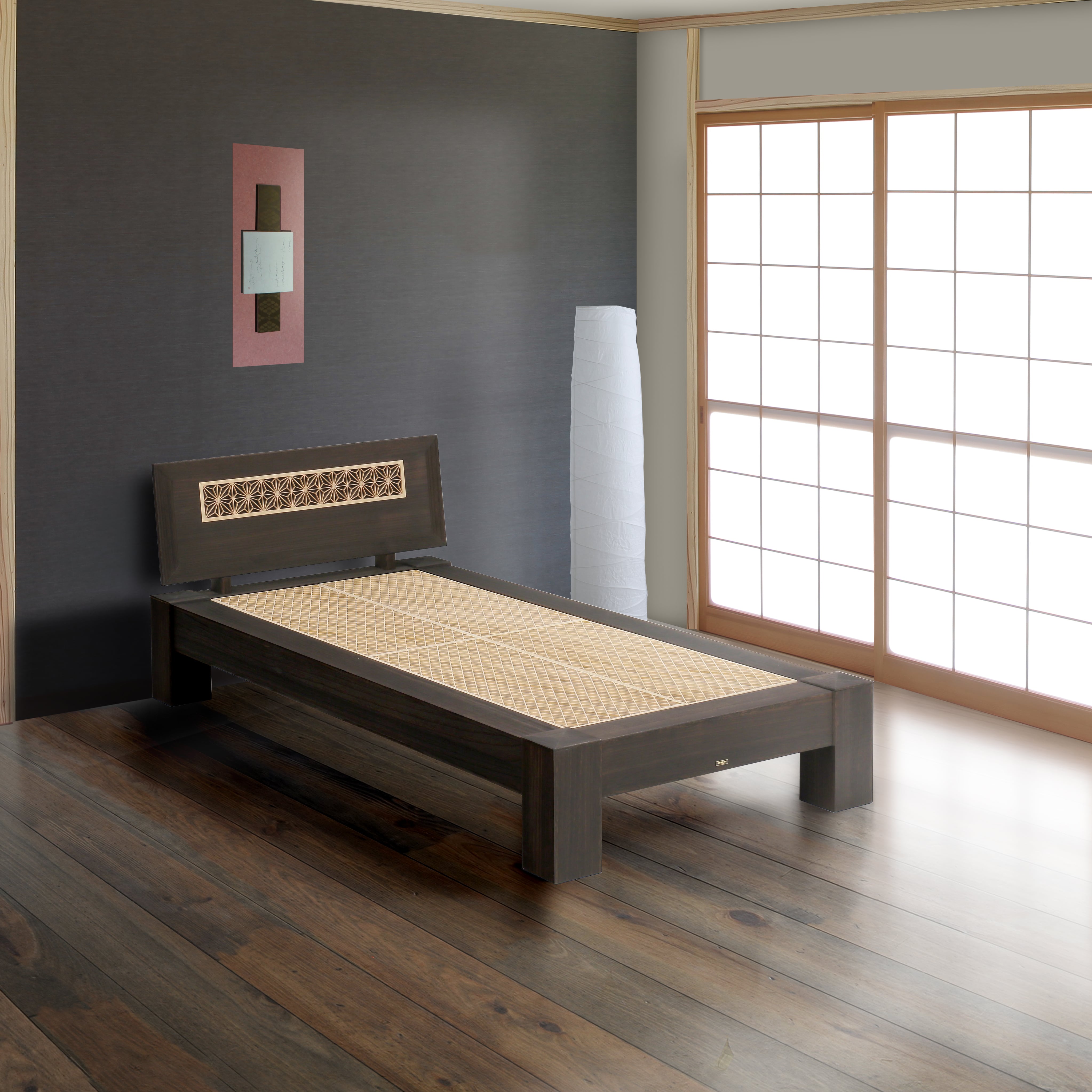 夢楽Ⅱ シングル | 組子ベッド 【受注生産】