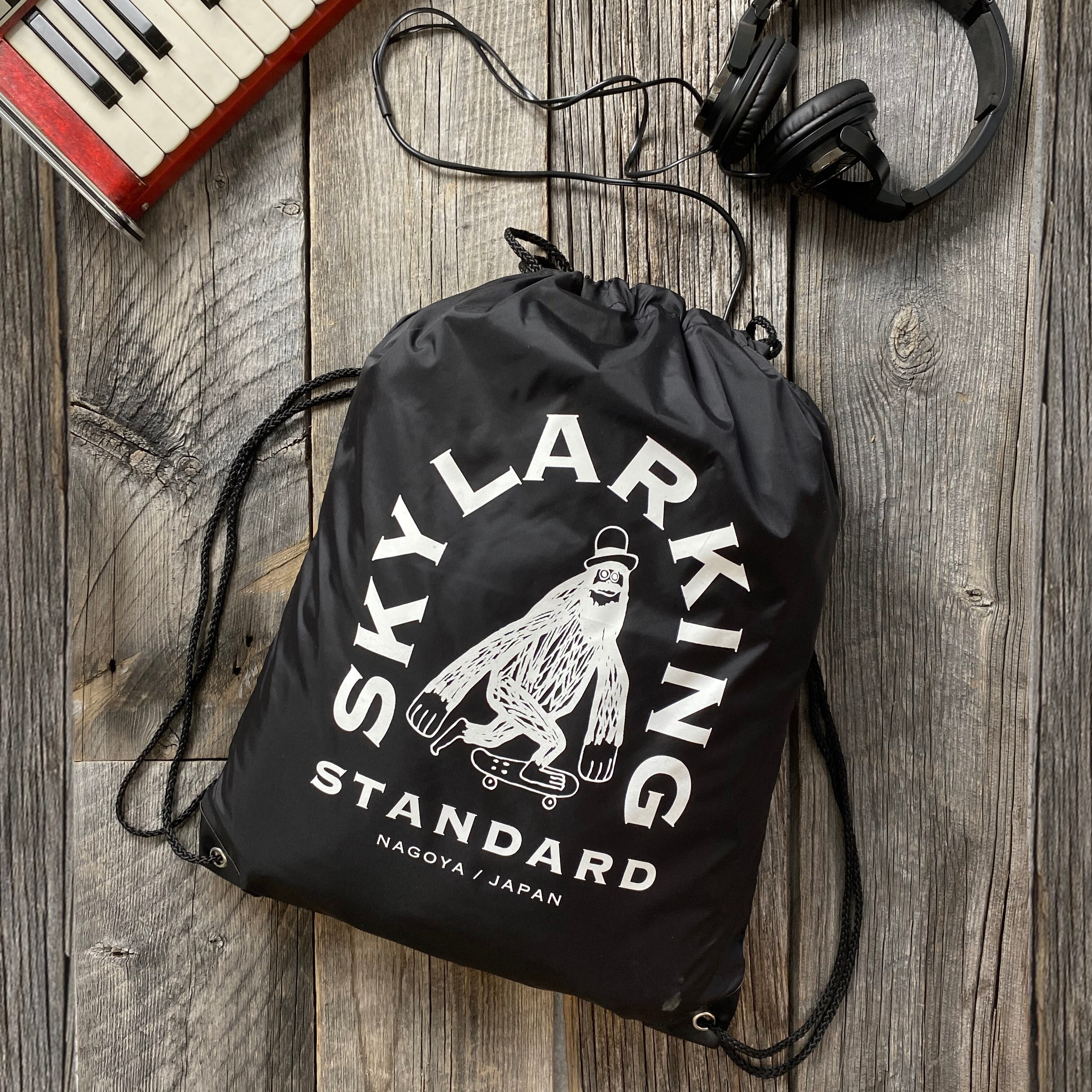 ナイロンナップサック(ブラック)