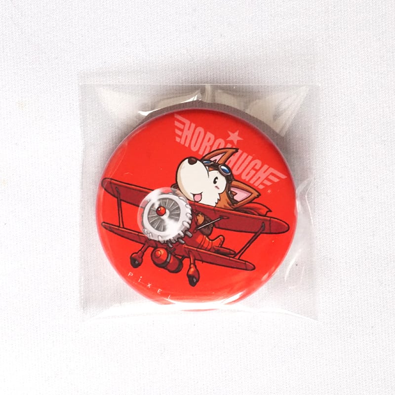 HORGIHUGH 38mmキャラクターカラー缶バッジ「ヒュー」 | ピクセル