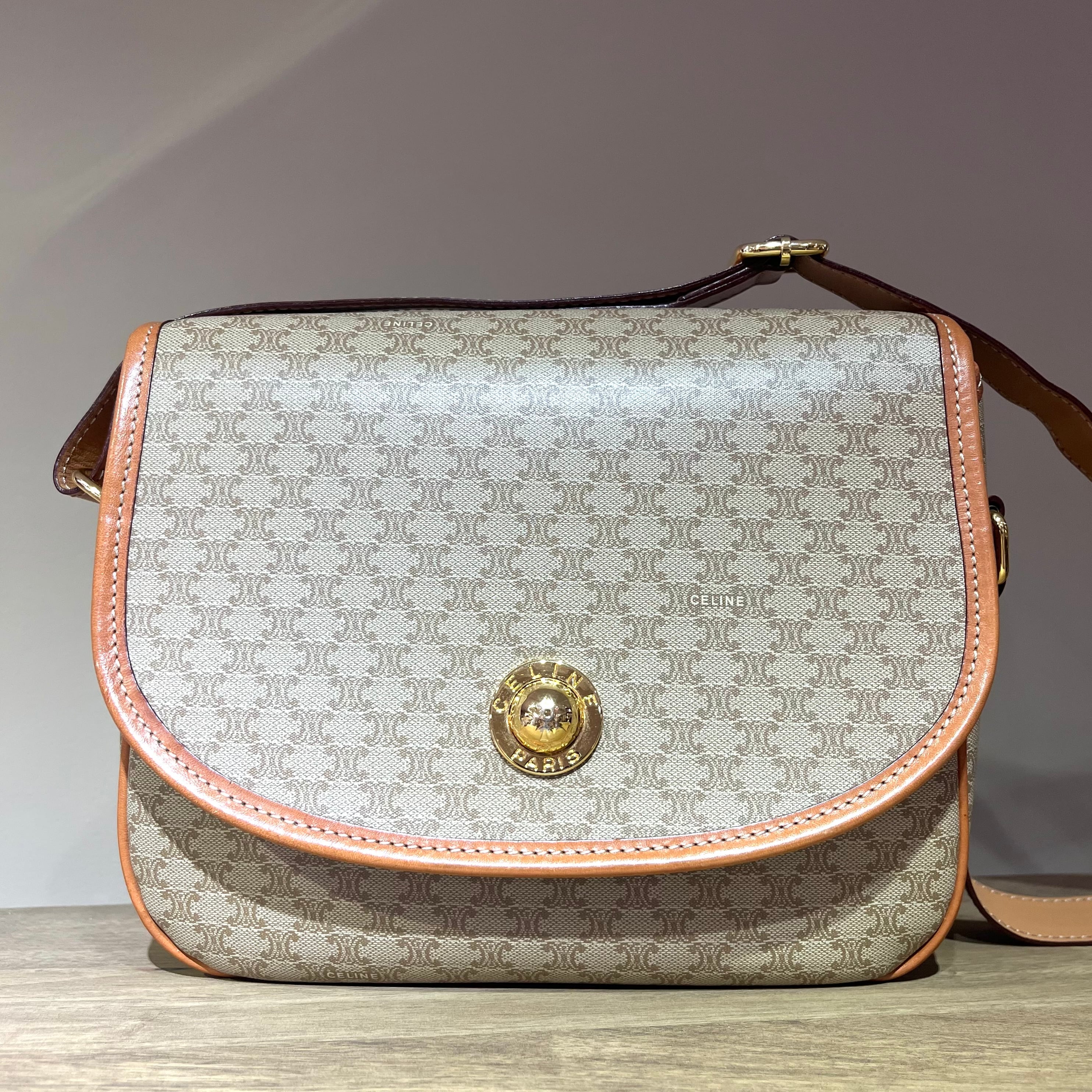CELINE】2973 ヴィンテージ セリーヌ ゴールドスターモチーフ