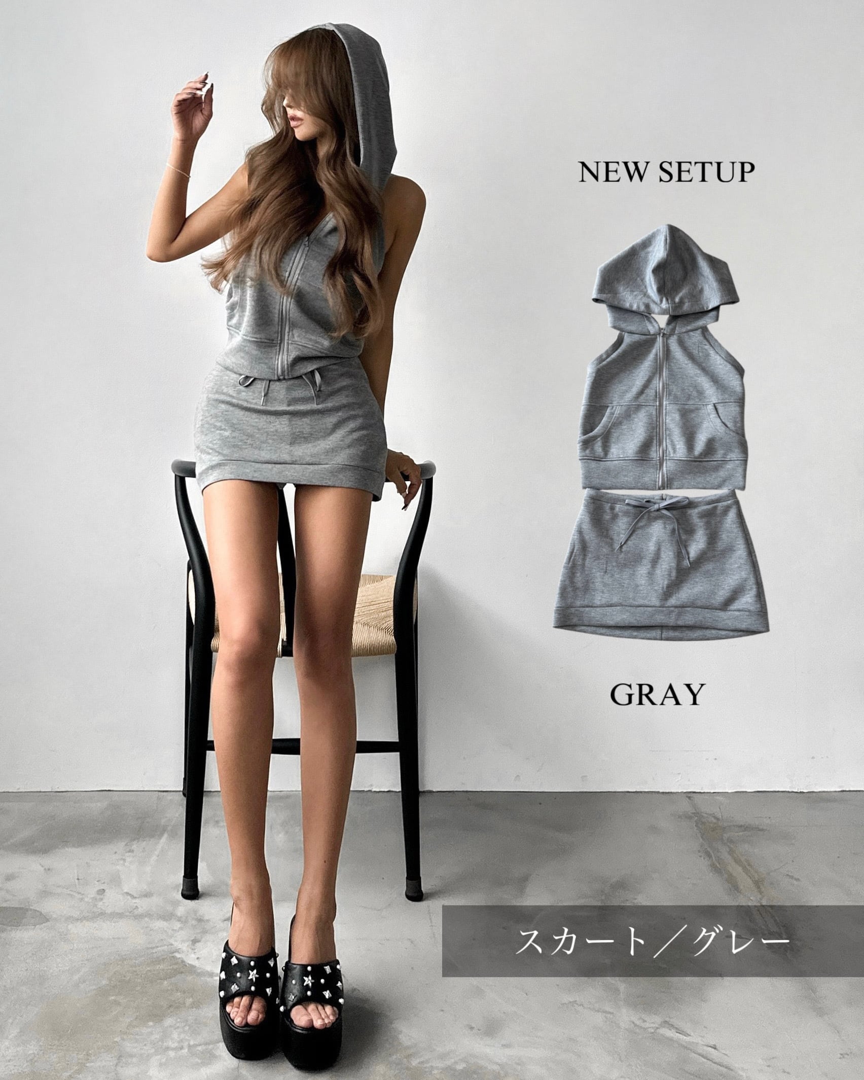 【みぃにゃん】Gienge skirt GIENGE［ジーアング］