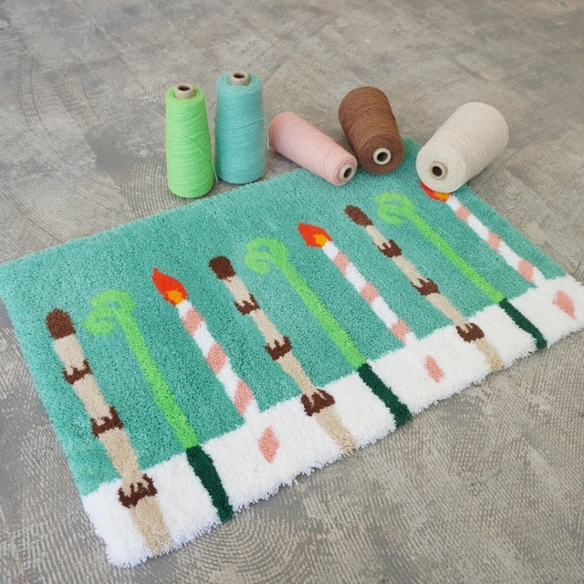 完全オーダーメイドラグ／デザイン自由・サイズ選択可