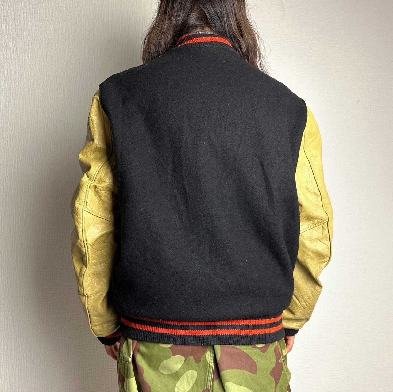 1970's DeLong Stadium Jacket 70年代 スタジャン メルトン 1970's DeLong Stadium Jacket 70年代 スタジャン メルトン
