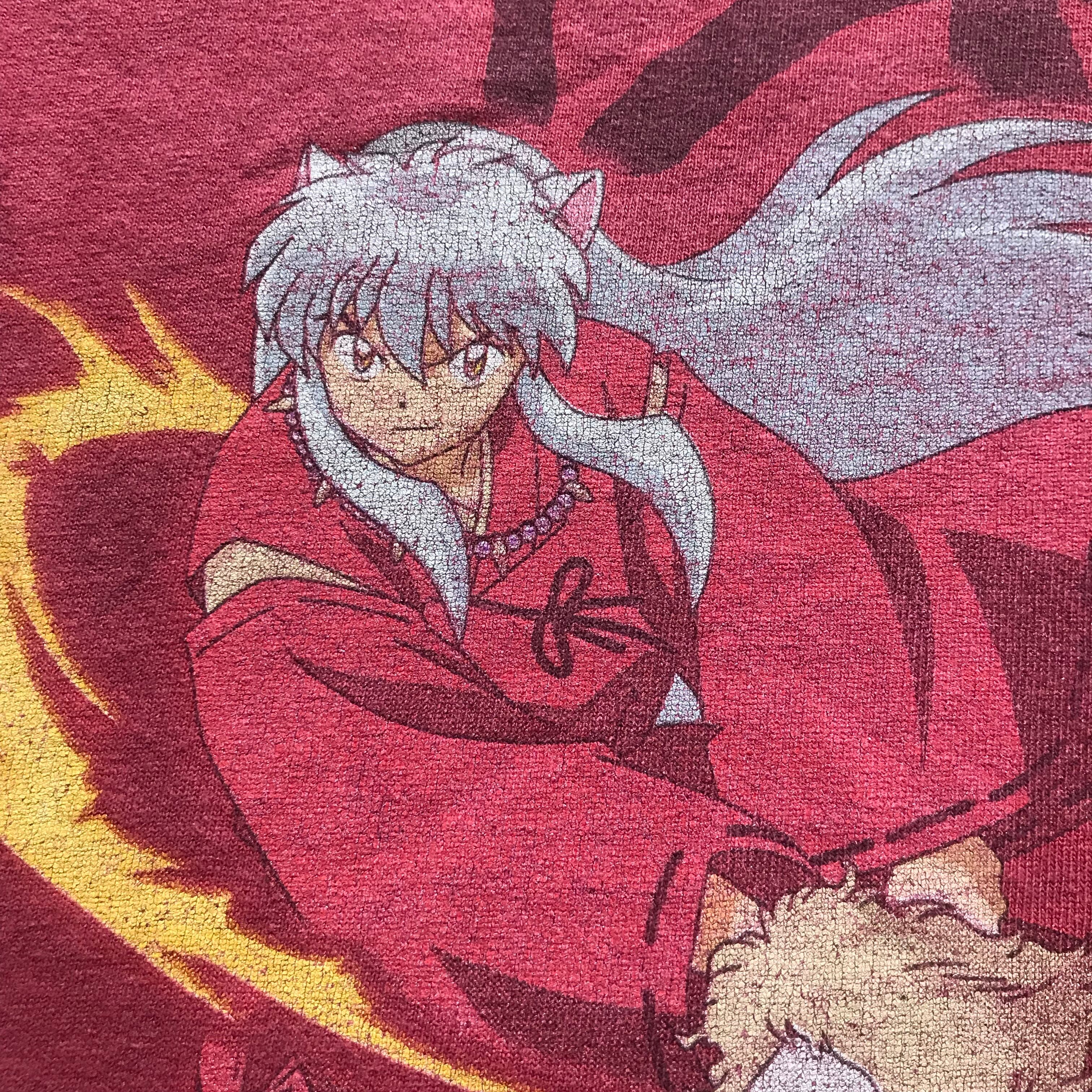 00s  INUYASHA 犬夜叉 アニメ プリント Tシャツ