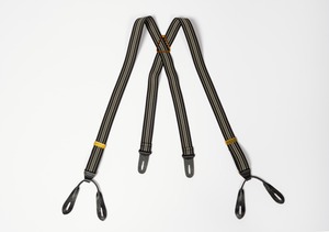 T.T / Lot.005 Suspender(MULTI STRIPE BLACK)