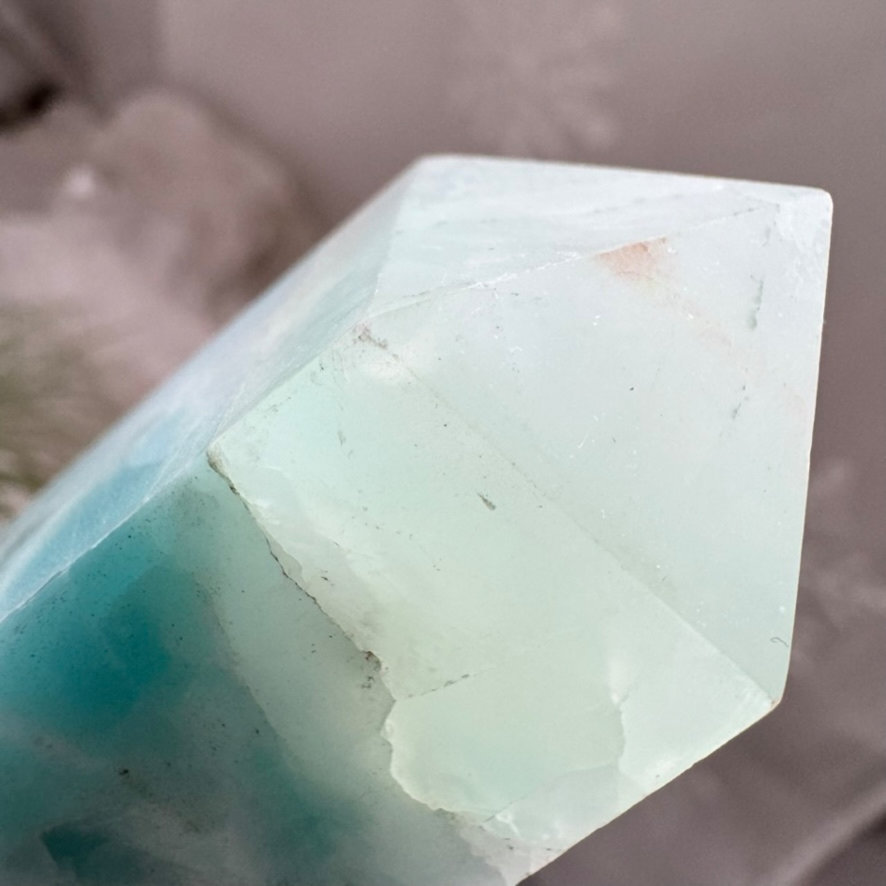 ブルーアラゴナイトタワー＊231135＊天然石ポイント＊天然石インテリア＊置き物＊インテリアストーン