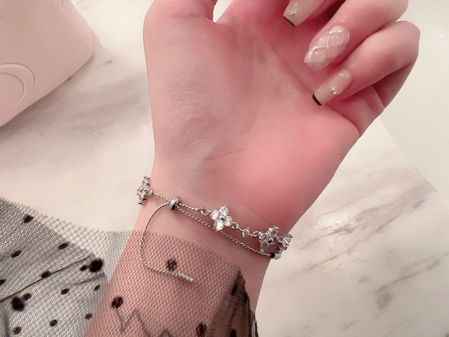 kirakira flower bracelet