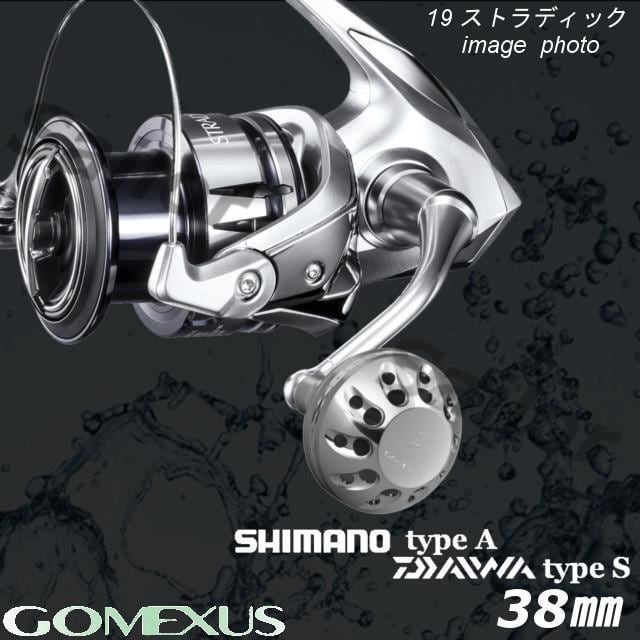 シマノ 19ストラディック C3000HG ゴメクサス ハンドルノブ-