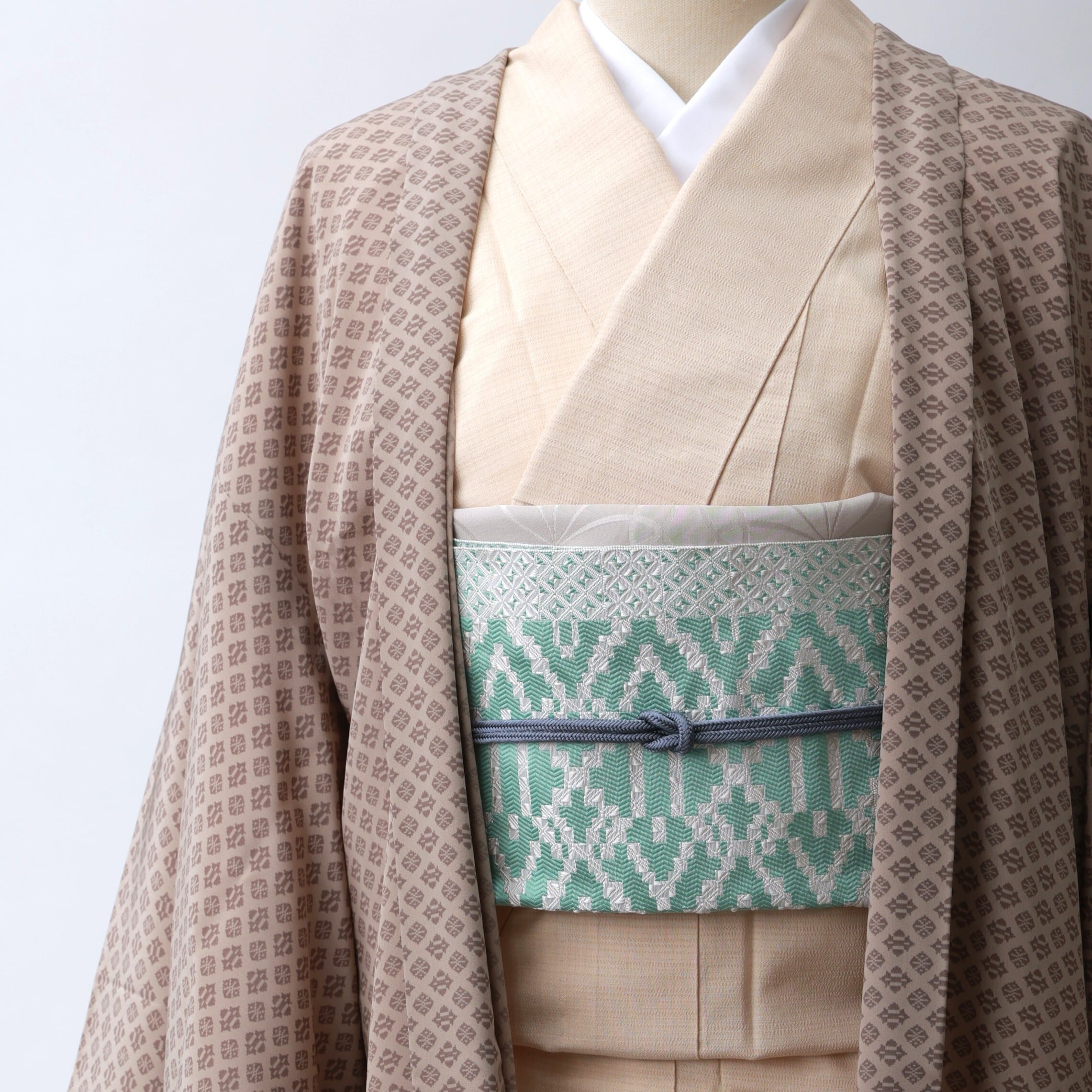 森博多織 紗八寸名古屋帯 | OKANO博多きもの制作所