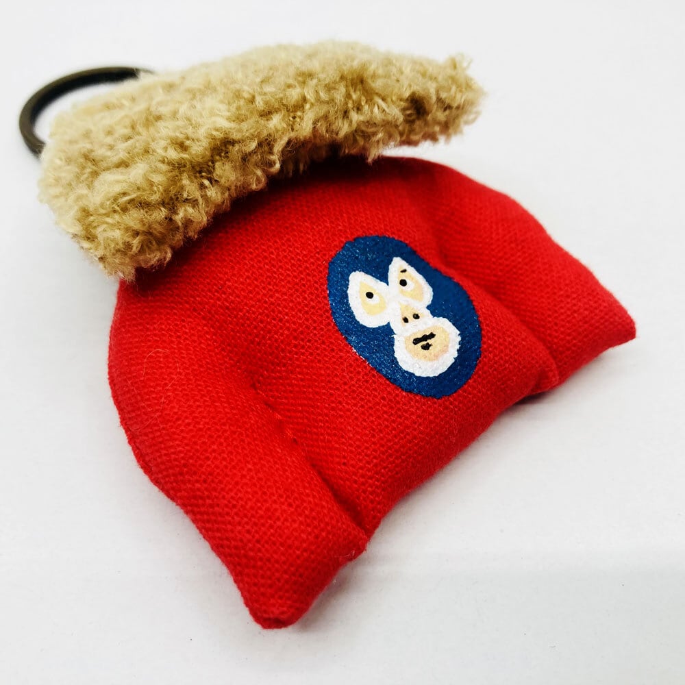 おじさんキーホルダー(赤レスラー) / キーホルダー / NADO.