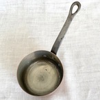 銅鍋　銅片手鍋　直径10cm 厚さ1mm フランス製　ソースパン 12KWdr2-4