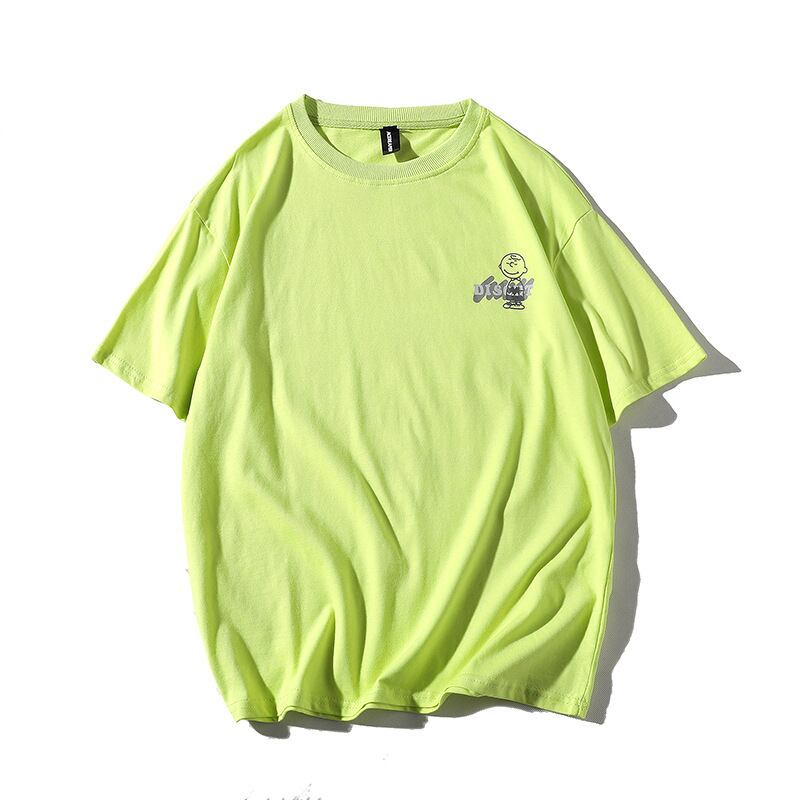 【新作】【送料無料】 Yidaoヴィンテージ2020夏の新しいeseレター印刷オールマッチルーズトレンドユースカジュアル半袖Tシャツ-アリババ サマー 夏物 ビンテージ hip6-161185901276837