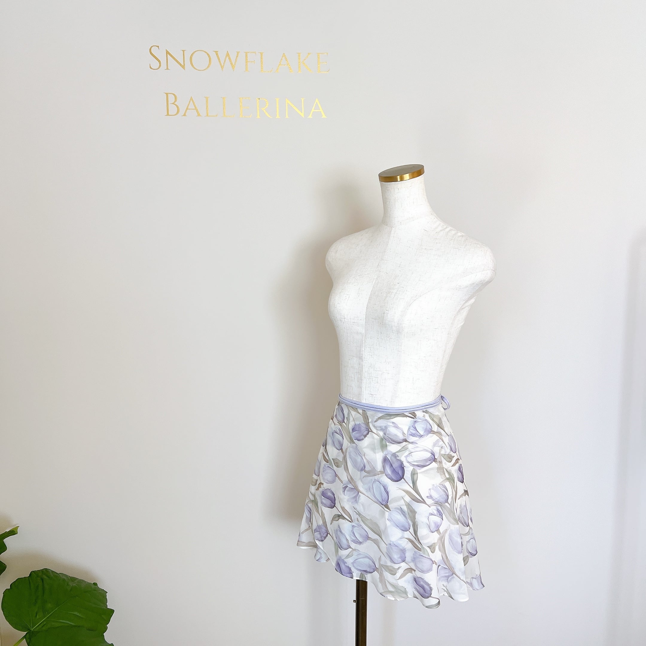 Fomoi Ballet チューリップ ラベンダーフローラル バレエラップ