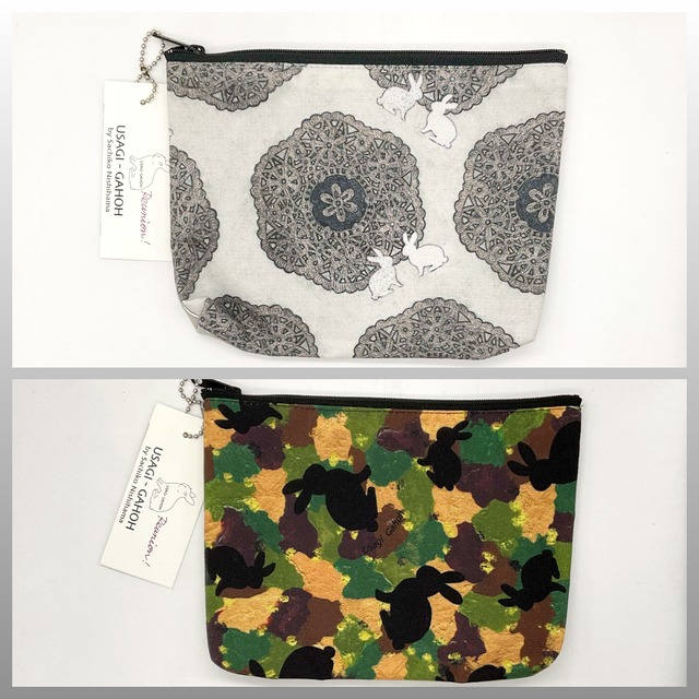 うさぎ画報      合皮ミックスポ-チ　