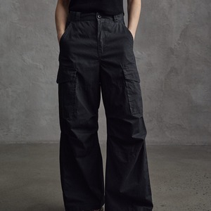 cargo  wide silhouette pants  T4551