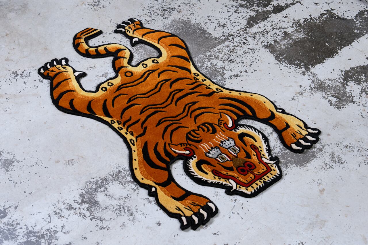 Tibetan Tiger Rug 《Sサイズ•プレミアムウール576》チベタンタイガー