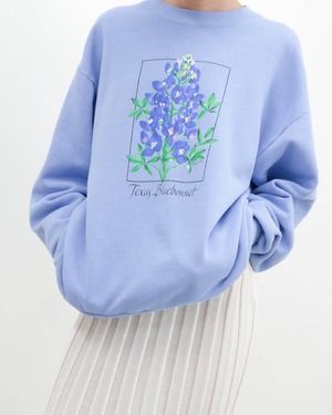 1990s floral print sweatshirt