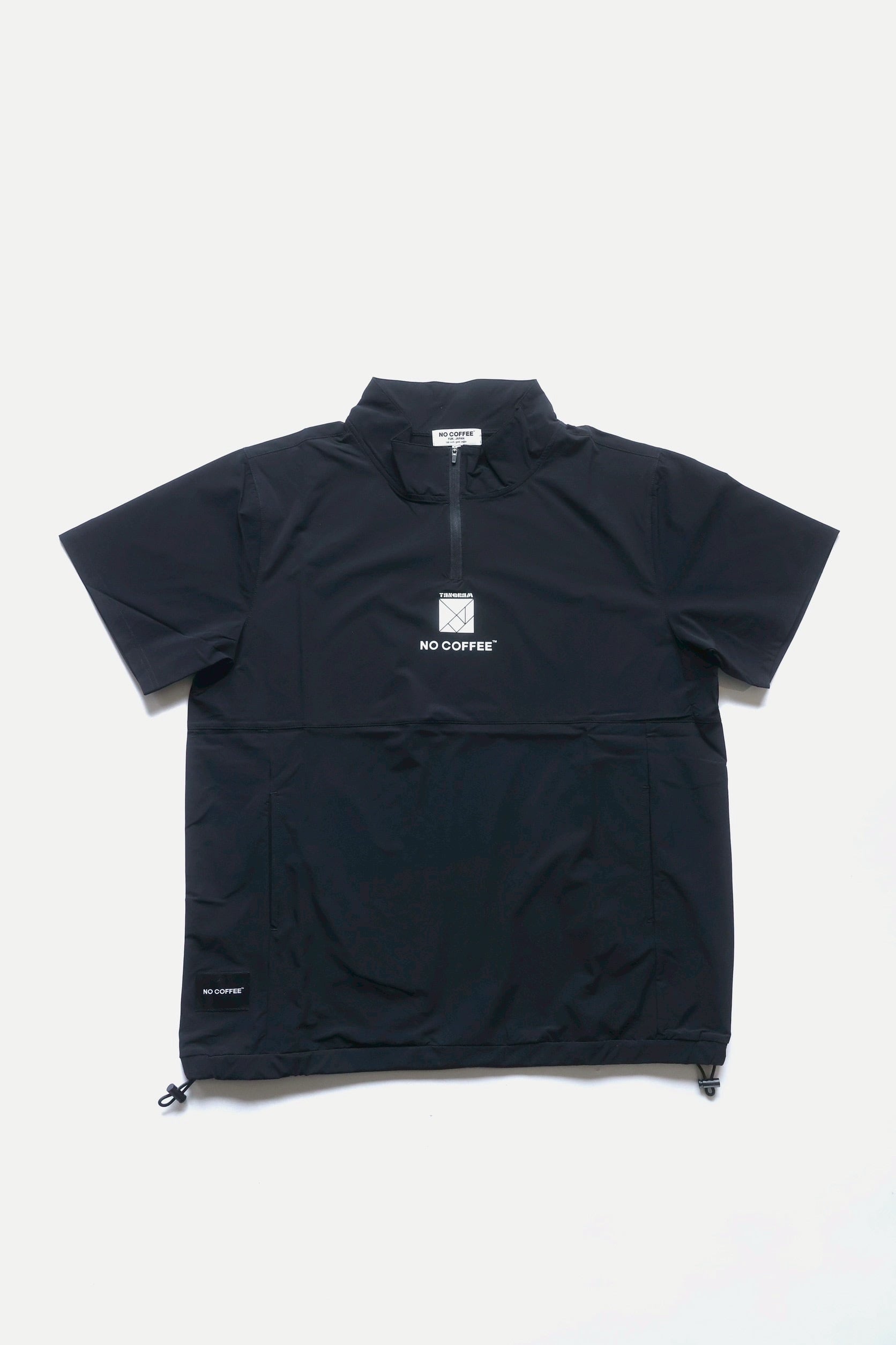NO COFFEE × TANGRAM HALF ZIP PISTE S/S | NO COFFEE
