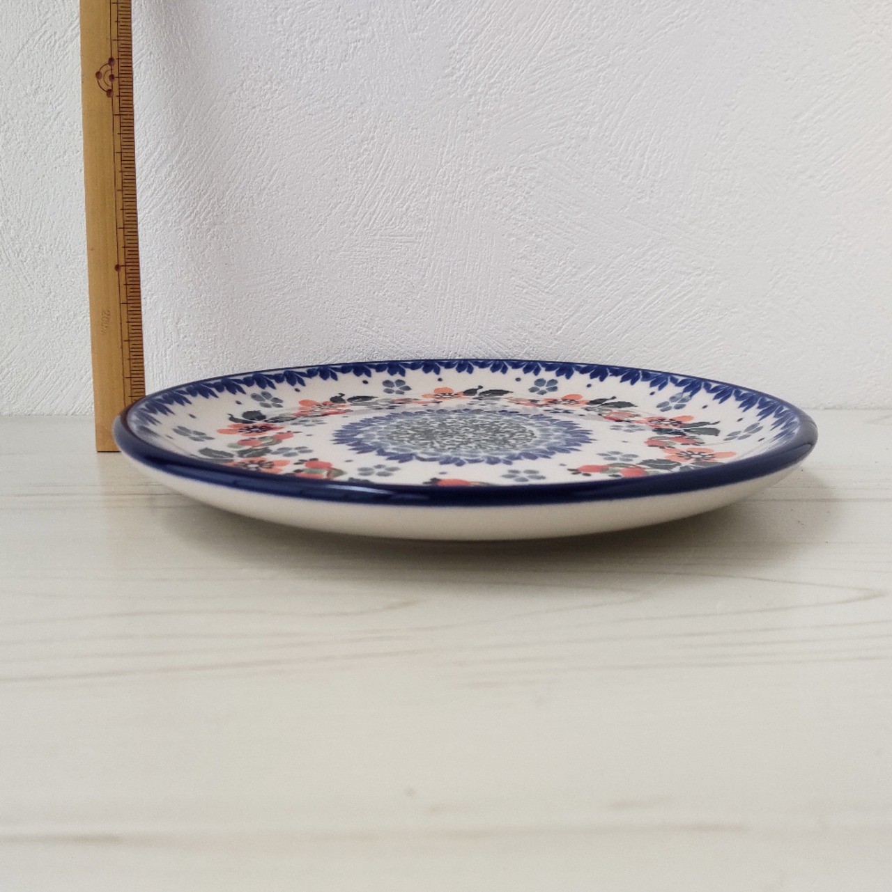 新品ポーランド食器 16cmプレート 花 ツェラミカ アルティスティチナ