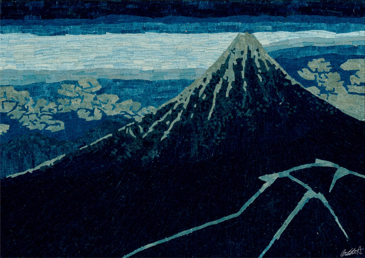 Storm Over Black Fuji Reproduction (NFT Certified | Limited