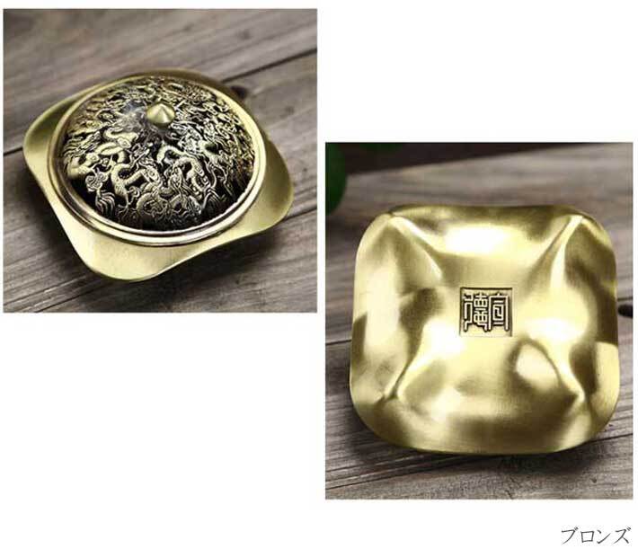 ブロンズ香炉 antique 清代大明宣德年制款鼎式冲天耳铜香炉Antique Chinese Qing Brass