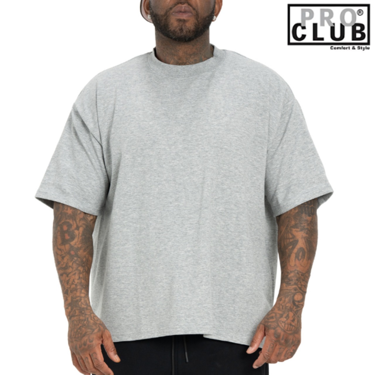 PRO CLUB / プロクラブ「Heavy Weight Wide Performance T-shirts Gray」 - 3