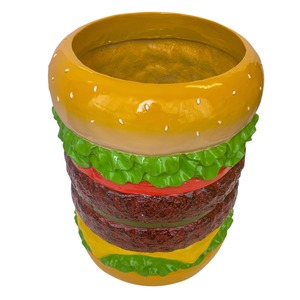 ハンバーガー　大きいフラワーポット FlowerPot Hamburger /ロータリーヒロ