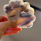 　シルキーフローライト＊シェル型＊トレイ＊天然石インテリア＊貝モチーフ