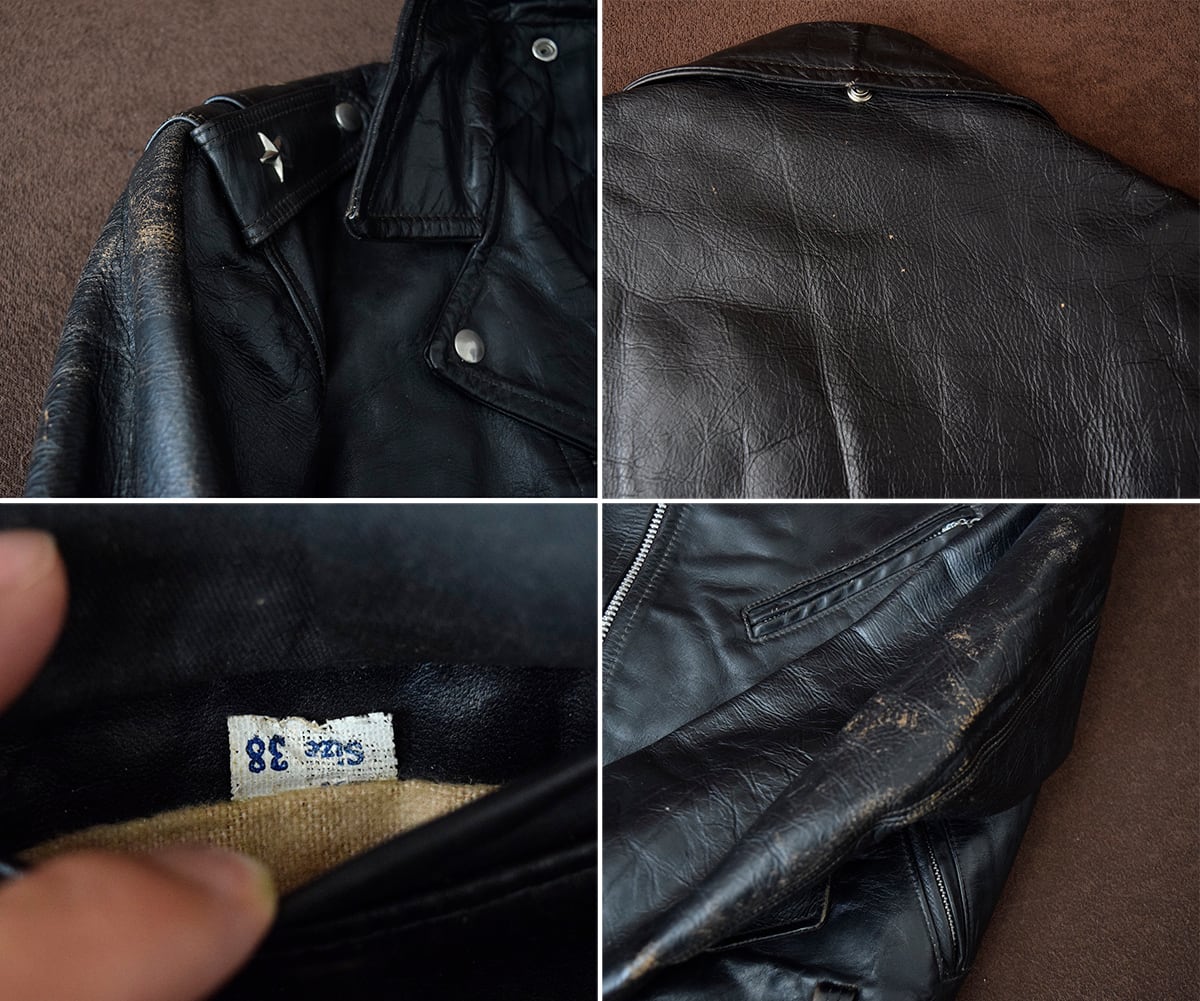 60s BECK シングルレザージャケット型 ジャケット ラバー vintage 60s SCHOTT BECK 999 ONESTAR 38 | SECOND TIME GLORY | ヴィンテージ