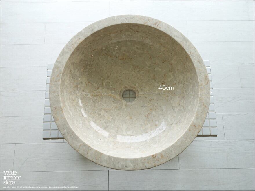 天然大理石 洗面ボウル IV45cm11 ウォッシュボウル 手洗い鉢 天然大理石 洗面ボウル IV45cm11 ウォッシュボウル 手洗い鉢