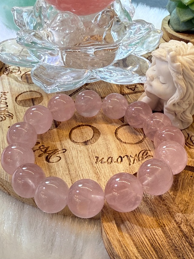 希少アイテム！ローズクオーツ　ハート原石