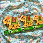 インド カラフル 象さん 木製 壁掛フック