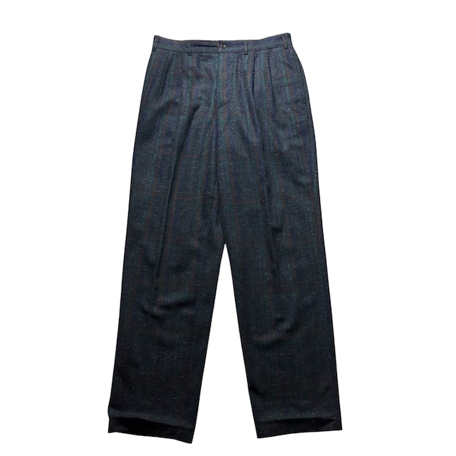 vintage BENETTON wool check pants