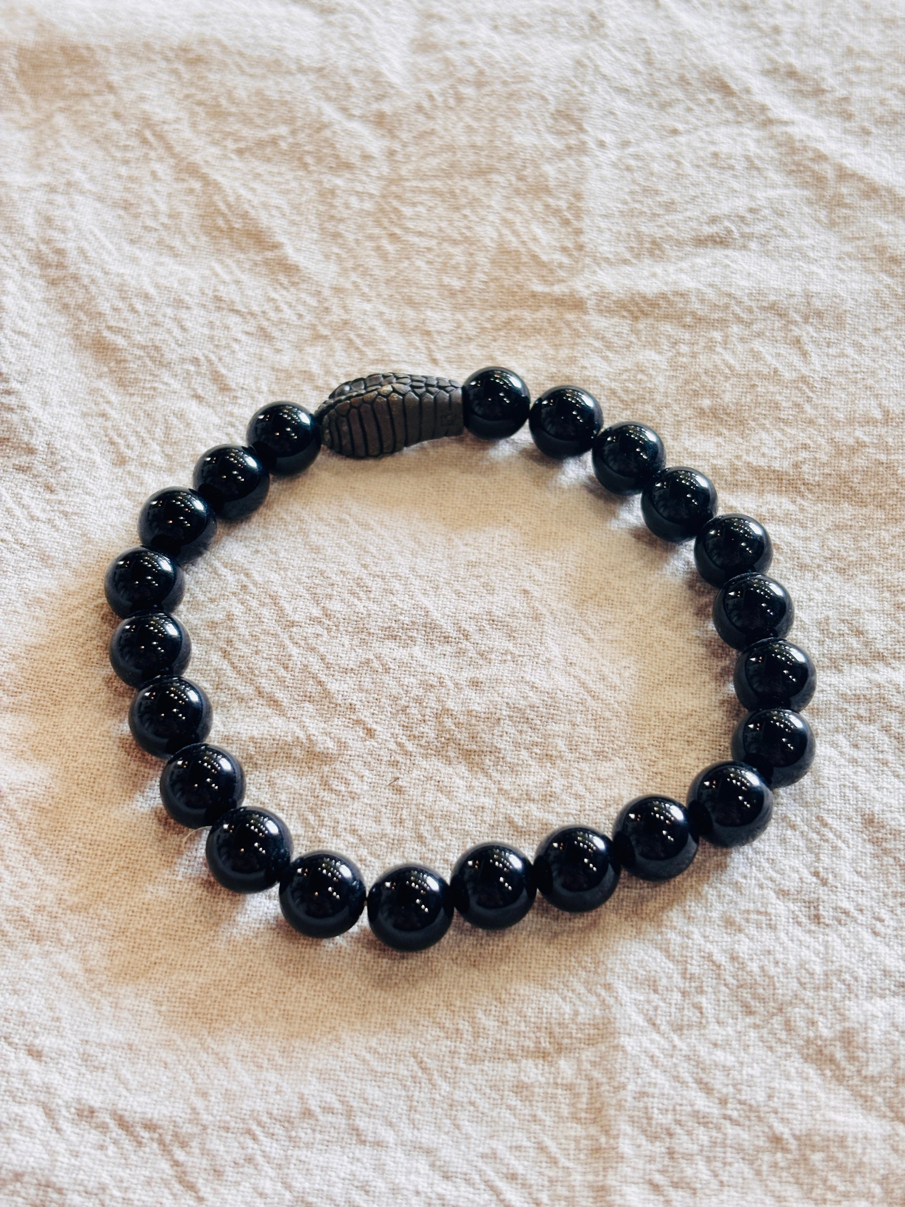 00s STUSSY × JAM HOME MADE/Bracelet/スネイクデザイン/蛇/数珠