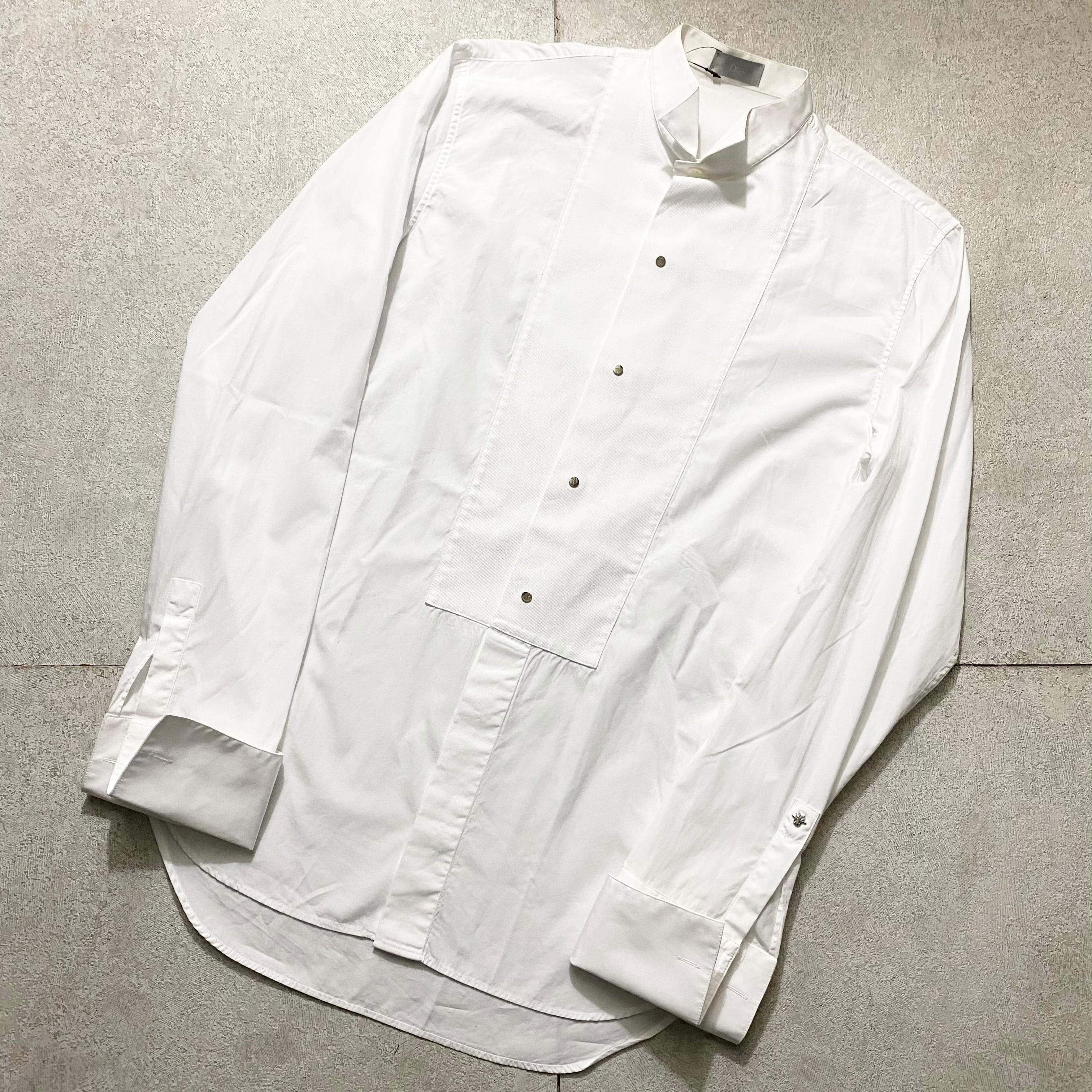 DIOR HOMME wing collar white shirt (2) | NOIR ONLINE