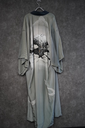antique silk gown （日本画　絞り染め）