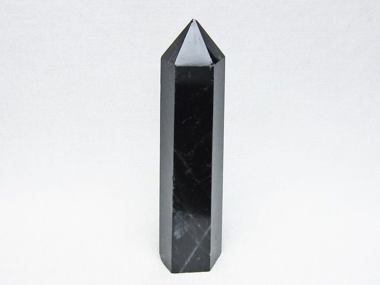 黒水晶 六角柱 モリオン ポイント 置物 一点物 142-11260 | 天然石