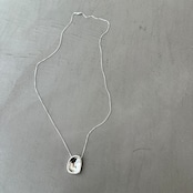 Bump motif necklace/silver