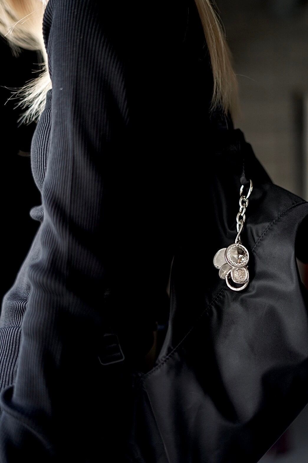 HYKE / MULTI CHARM KEY CHAIN (SILVER) | JUQUI Online