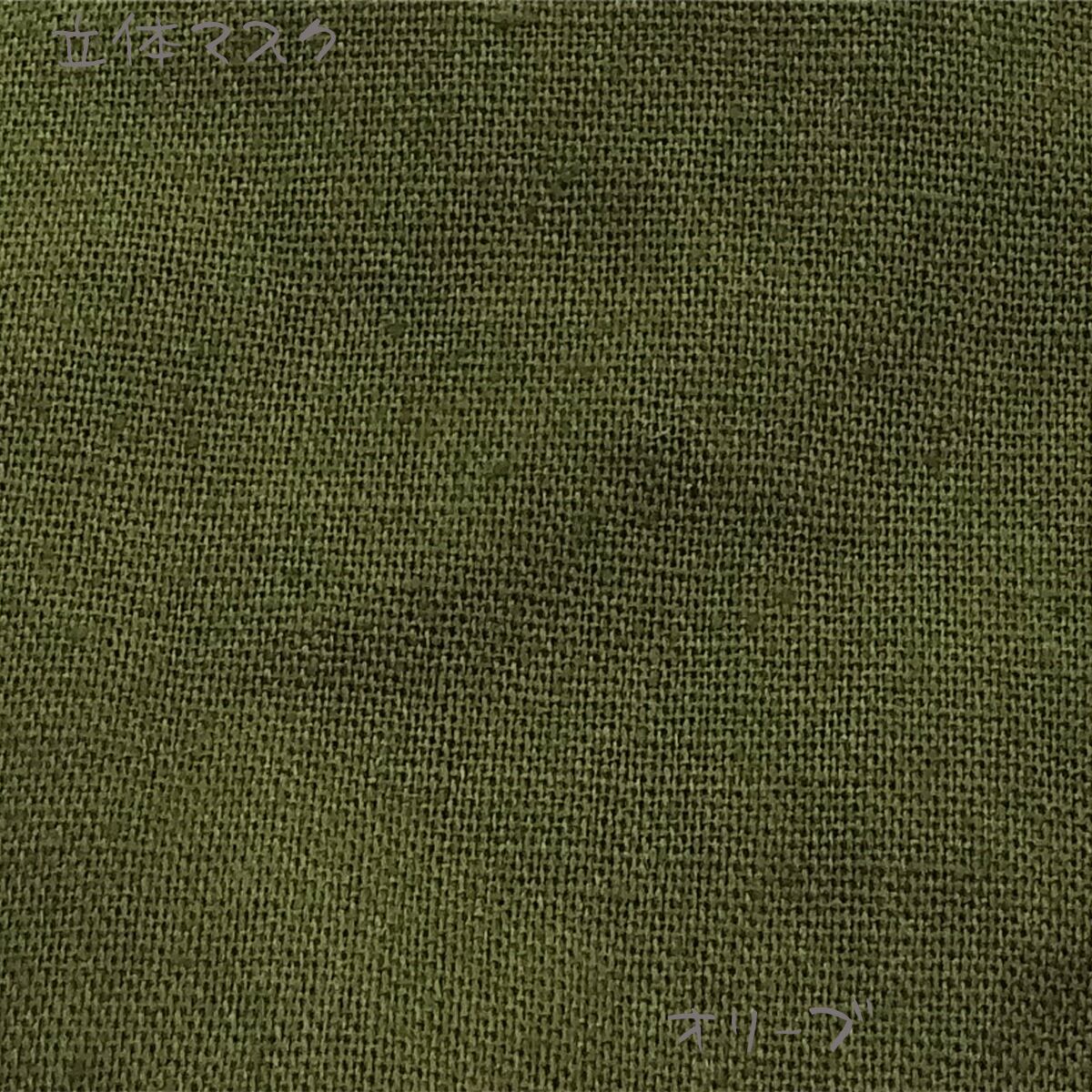 マスク】大人用（Mサイズ） ハンドメイド 立体 ダブルガーゼ 無地