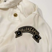 VALENZA PO バレンザポー 金ボタン ライト ジャケット ジャンパー ブルゾン サイズ M /ホワイト